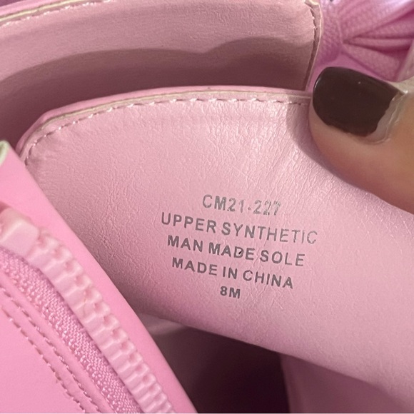 Current Mood pink combat boots - Picture 8 of 8